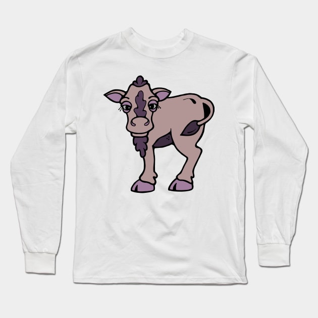 How Now Brown Cow Long Sleeve T-Shirt by Made the Cut